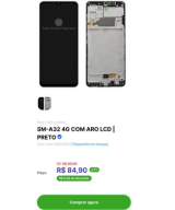 Tela Samsung A32